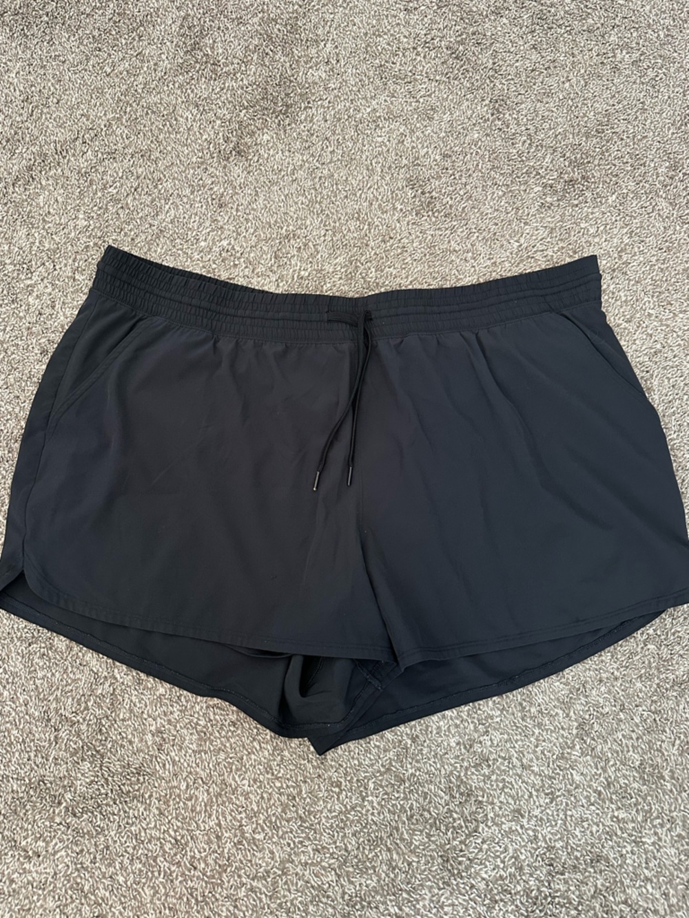 Abercrombie black athletic shorts